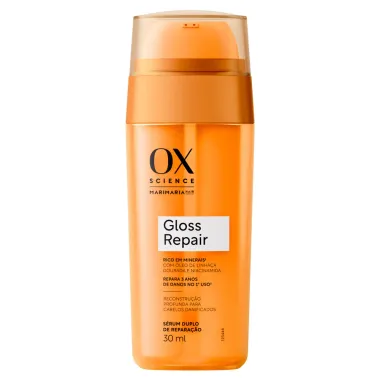 Sérum Duplo de Reparação OX MariMaria Hair Gloss Repair Reconstrução Profunda 30ml