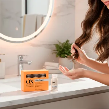 Ampola Capilar Dose Concentrada OX Science Gloss Repair MariMAria Hair 3 Unidades de 15ml cada