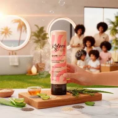 Super Condicionador 2 em 1 Kolene Nutri Bond Força e Nutrição Duradoura Óleos Africanos by Camilla de Lucas 300ml