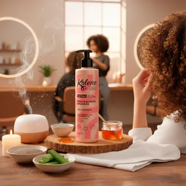 Leave-in Kolene Nutri Bond For&ccedil;a e Nutri&ccedil;&atilde;o Duradoura &Oacute;leos Africanos by Camilla de Lucas 500ml