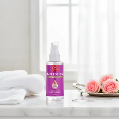 &Oacute;leo Capilar Wella Koleston Poderoso 9 em 1 com Argan e Vitamina E 100ml