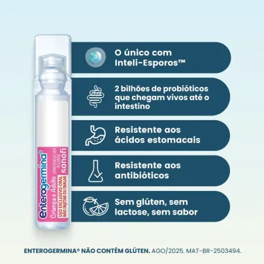 Enterogermina Frasco 5ml com 5 Unidades