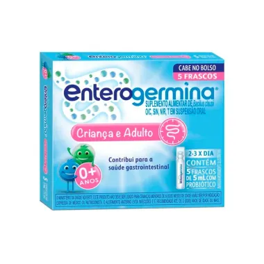 Enterogermina Frasco 5 Unidades com 5 ml