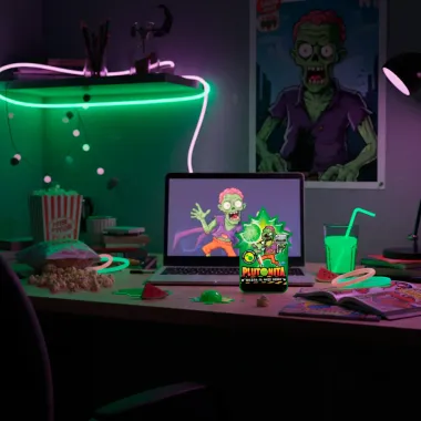 Pirulito Explosivo Plutonita Gal&aacute;xia da Ma&ccedil;&atilde; Verde 11g