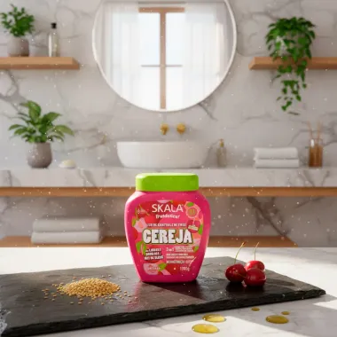 Creme para Pentear Hidratante e Ativador de Cachos 3 em 1 Skala Frut&aacute;stica Cereja Pot&atilde;o 1000g