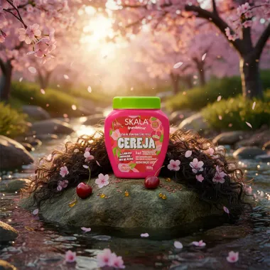 Creme para Pentear Hidratante e Ativador de Cachos 3 em 1 Skala Frut&aacute;stica Cereja Pot&atilde;o 1000g