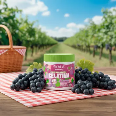 Gelatina Capilar Skala Frut&aacute;stica Uva com Prote&ccedil;&atilde;o T&eacute;rmica 550g