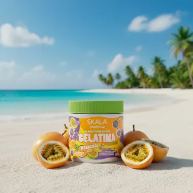 Gelatina Capilar Skala Frut&aacute;stica Maracuj&aacute; com Prote&ccedil;&atilde;o T&eacute;rmica e UV 550g