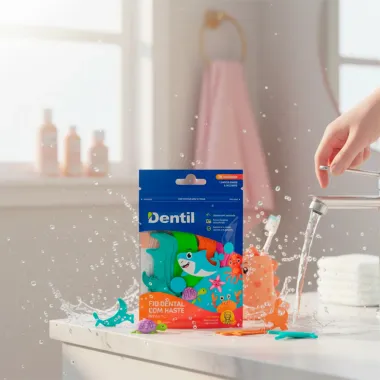 Fio Dental Dentil com Haste 20 Unidades