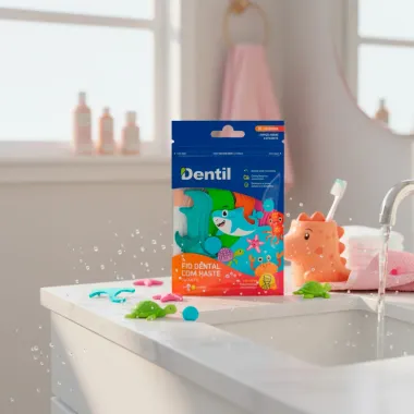 Fio Dental Dentil com Haste 20 Unidades