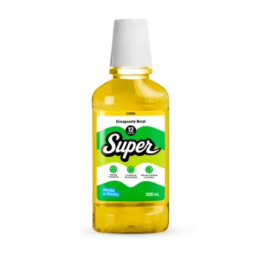 Solu&ccedil;&atilde;o Bucal Super 12 Horas Mel&atilde;o  e Menta 500ml