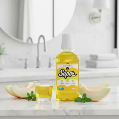 Solu&ccedil;&atilde;o Bucal Super 12 Horas Mel&atilde;o  e Menta 500ml