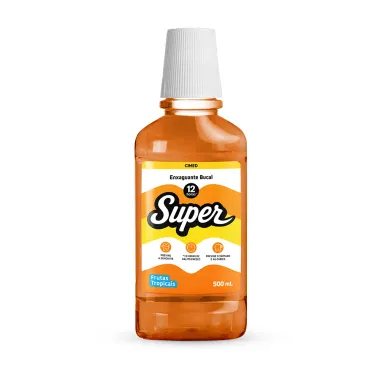 Solu&ccedil;&atilde;o Bucal Super 12 Horas Frutas Tropicais 500ml