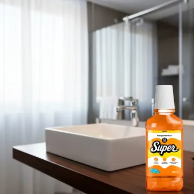 Solu&ccedil;&atilde;o Bucal Super 12 Horas Frutas Tropicais 500ml