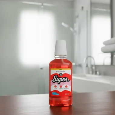 Solu&ccedil;&atilde;o Bucal Super 12 Horas Frutas Vermelhas 500ml