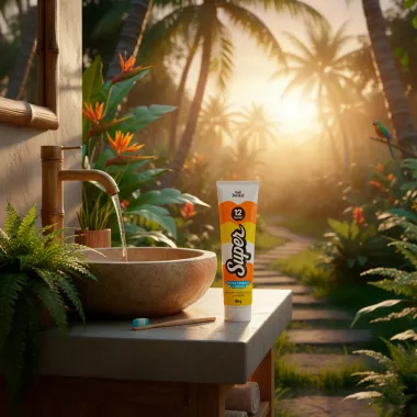 Gel Dental Super 12 Horas Frutas Tropicais e Menta 90g