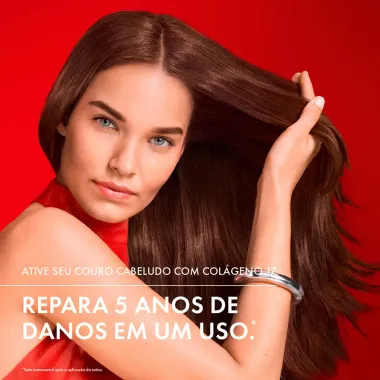 Collagen Repair 17 Dercos Shampoo Ultra Repara&ccedil;&atilde;o Cabelos Danificados 390g