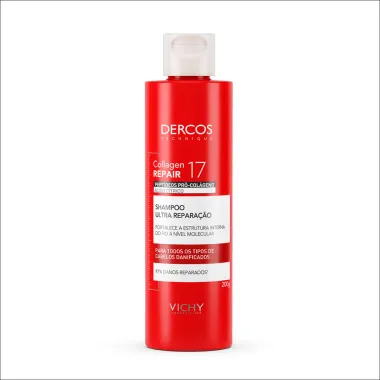 Collagen Repair 17 Dercos Shampoo Ultra Repara&ccedil;&atilde;o 200g