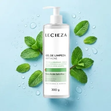 Gel de Limpeza Antiacne Lecieza pele Oleosa a Acneica 300g