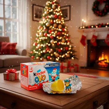 Chocolate Kinder Ovo Natal 2 Unidades de 20g cada