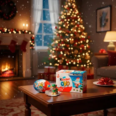 Chocolate Kinder Ovo Natal 2 Unidades de 20g cada