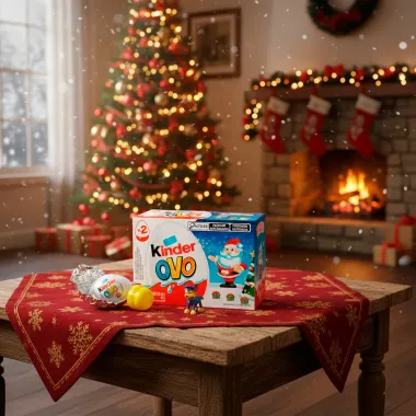 Chocolate Kinder Ovo Natal 2 Unidades de 20g cada