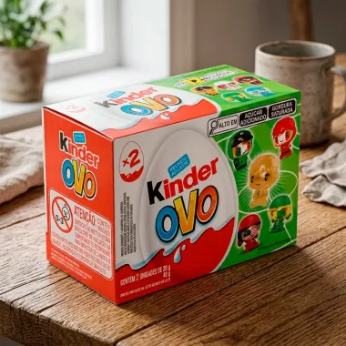 Chocolate Kinder Ovo Copa do Mundo 2 Unidades de 20g cada