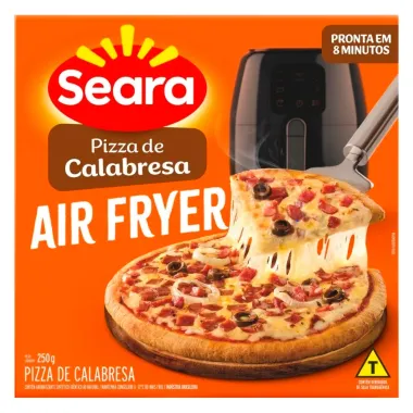 Pizza Seara Air Fryer Sabor Calabresa 250g