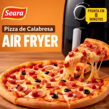 Pizza Seara Air Fryer Sabor Calabresa 250g