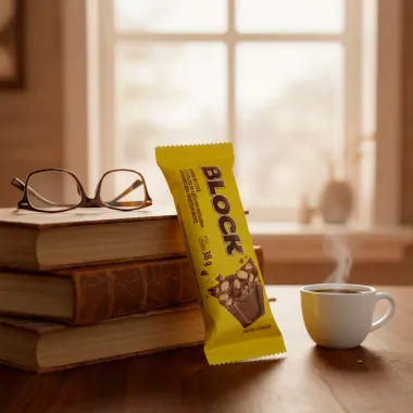 Chocolate Block Ao Leite Com Amendoim 38g