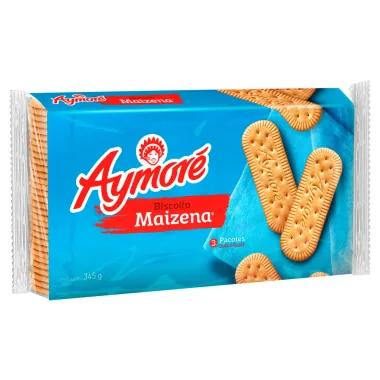 Biscoito Aymor&eacute; Maizena 345g