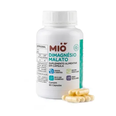 Dimagnesio Malato Mio com 60 Capsulas
