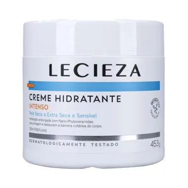 Creme Hidratante Lecieza Intenso Pele Seca a Extra Seca e Sens&iacute;vel 453g