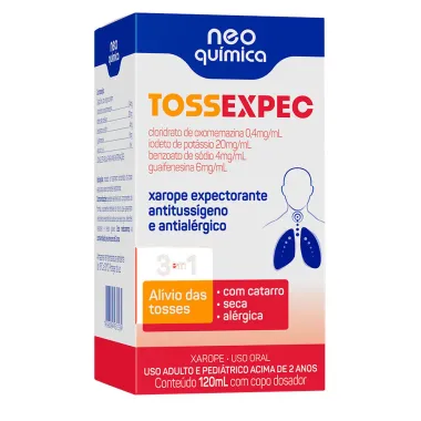 Tossexpec 3 em 1 Xarope com 120ml