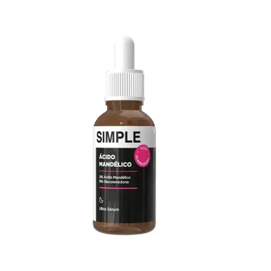 Ultra S&eacute;rum Simple &Aacute;cido Mand&eacute;lico A&ccedil;&atilde;o Clareadora 30ml