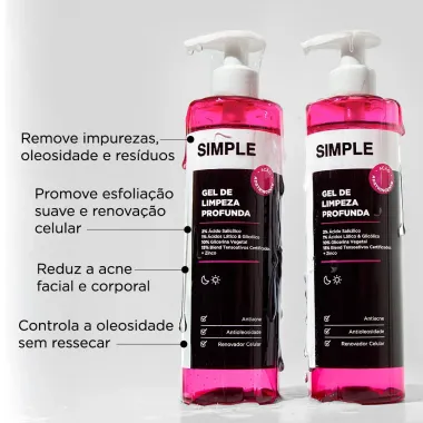 Gel de Limpeza Profunda Simple 350g