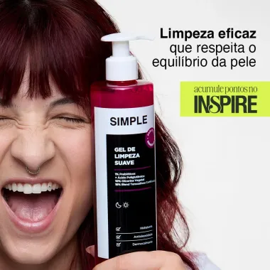 Gel de Limpeza Suave Simple Peles Sens&iacute;veis 350g