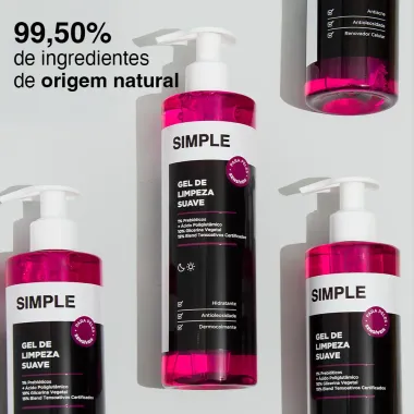 Gel de Limpeza Suave Simple Peles Sens&iacute;veis 350g
