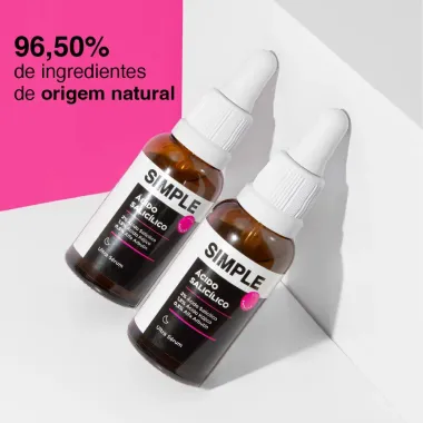 Ultra S&eacute;rum Simple &Aacute;cido Salic&iacute;lico A&ccedil;&atilde;o Antiacne 30ml