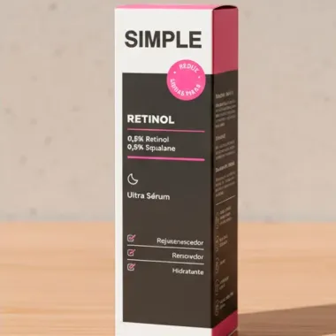 Ultra S&eacute;rum Simple Retinol Reduz Linhas Finas 30ml