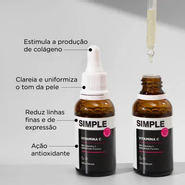 S&eacute;rum Simple Vitamina C 30ml