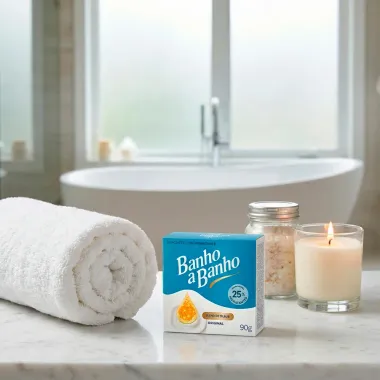 Sabonete em Barra com Hidratante Banho a Banho Blend de &Oacute;leos Original 90g