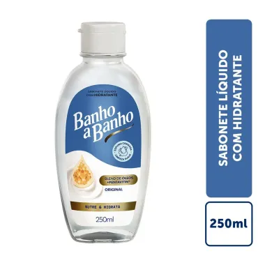 Sabonete L&iacute;quido com Hidratante Banho a Banho Original Blend de &Oacute;leos Pentavitin Nutre e Hidrata 250ml