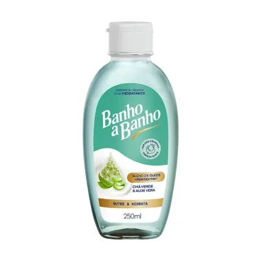 Sabonete L&iacute;quido com Hidratante Banho a Banho Ch&aacute; Verde e Aloe Vera Blend de &Oacute;leos Pentavitin Nutre e Hidrata 250ml
