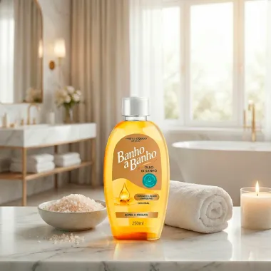 Sabonete L&iacute;quido em &Oacute;leo Banho a Banho Original Blend de 7 &Oacute;leos Nutritivos Nutre e Hidrata 250ml