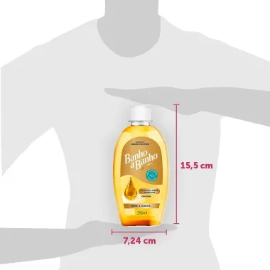 Sabonete L&iacute;quido em &Oacute;leo Banho a Banho Original Blend de 7 &Oacute;leos Nutritivos Nutre e Hidrata 250ml