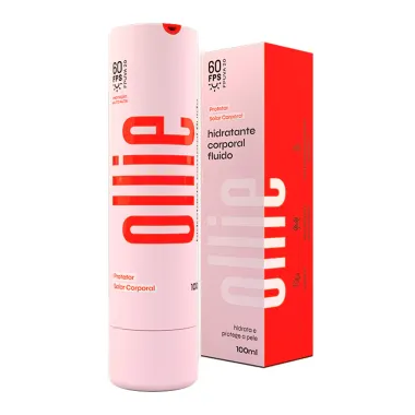 Protetor Solar Ollie Hidratante Corporal Fluido FPS60 100ml