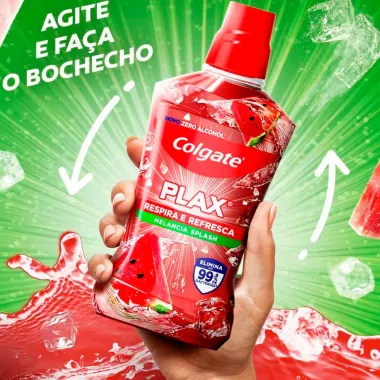 Solu&ccedil;&atilde;o Bucal Colgate Plax Mel&acirc;ncia Zero Alcool 250ml