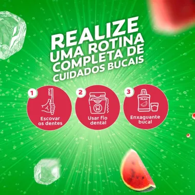 Solu&ccedil;&atilde;o Bucal Colgate Plax Melancia Zero Alcool 60ml