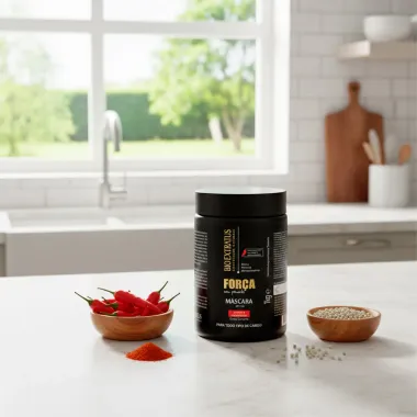M&aacute;scara Capilar Bio Extratus For&ccedil;a  com Pimenta Acelera o Crescimento 1Kg